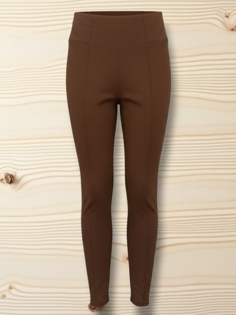 Spanx Faux Suede Shaping High Waist Leggings Tan XS